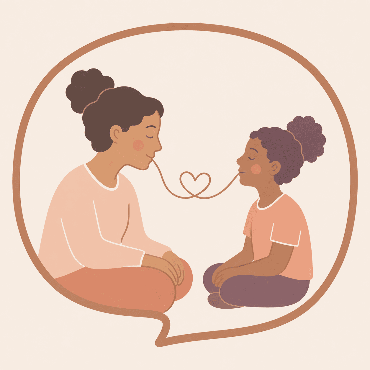 KindWhisper workplace conversation illustration